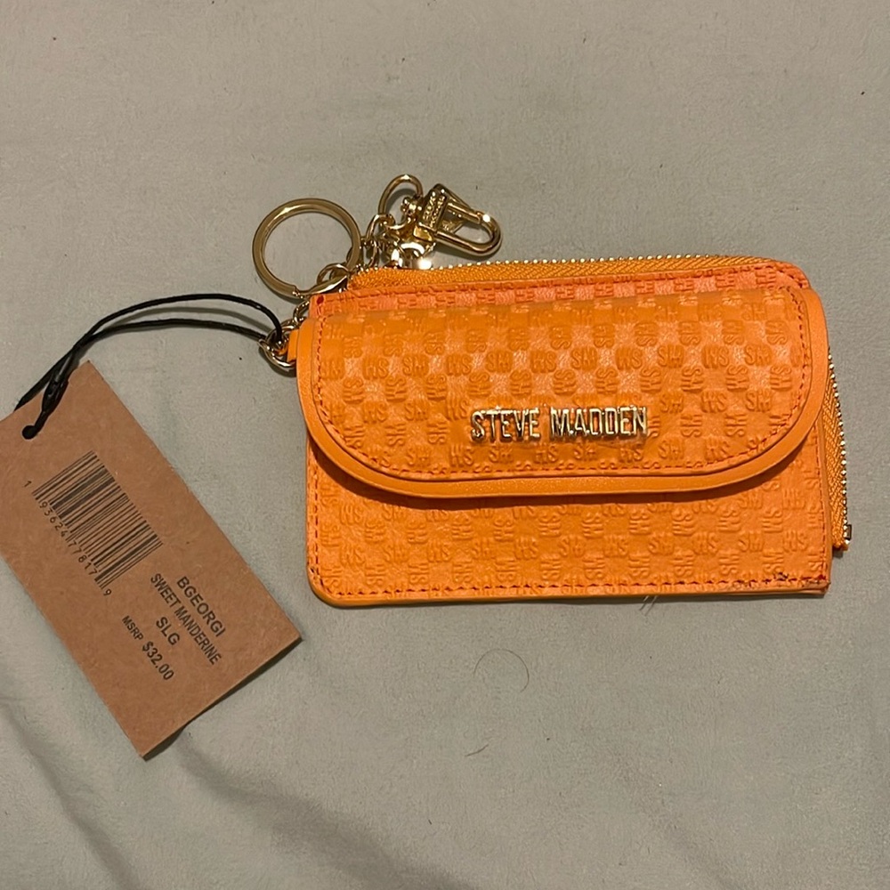 Steve Madden card holder/ change key chain